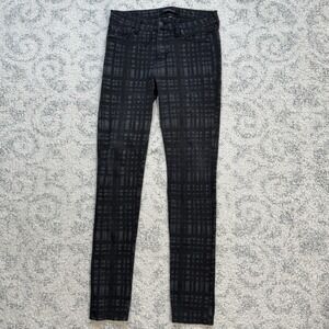 Liverpool Womens Size‎ 4/27 Black Geometric Print Leggings Jeggings Stretch